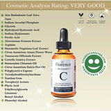 Florence Bio Cosmesi Vitamin C Serum & Hyaluronic Acid for Face/Neck/Eye Contour SERUM 60ML