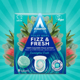 Astonish  Toilet Bowl Fizz & Fresh Tabs Eucalyptus Fresh 8x Tablets