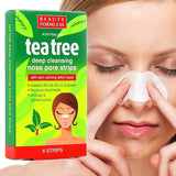 BEAUTY FORMULAS AUSTRALIAN TEA TREE DEEP CLEANSING NOSE PORE STRIPS 6 STRIPS