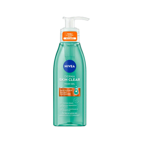 Nivea Derma Skin Clear Wash Gel - Blemish-Prone Skin 150ml