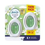 FEBREZE BATHROOM AIR FRESHENER TWIN PACK WHITE JASMINE