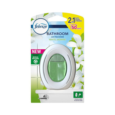 FEBREZE BATHROOM AIR FRESHENER WHITE JASMINE 7.5 ML