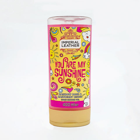 IMPERIAL LEATHER YOU ARE MY SUNSHINE RAINBOW ROSE & RASPBERRY KISSES ICON SHOWER GEL 400 ml