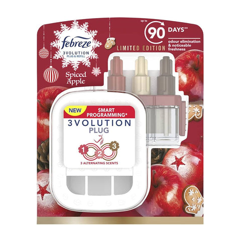 FEBREZE 3 VOLUTION (PLUG& REFILL) SMART PROGRAMMING  SPICED APPLE 20 ML