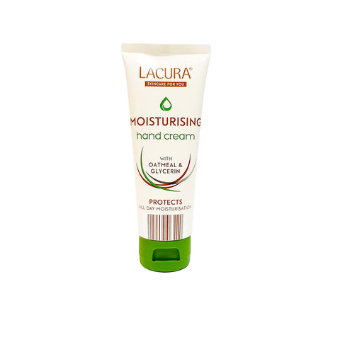 LACURA MOISTURISING HAND CREAM WITH OATMEAL & GLYCERIN 75 ML