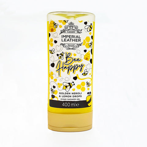 IMPERIAL LEATHER BEE HAPPY GOLDEN NEROLI & LEMON DROPS ICONS SHOWER GEL 400 ml