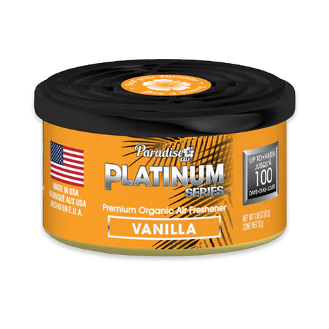 Paradise Air Platinum Series Can Vanilla Car Air Freshener