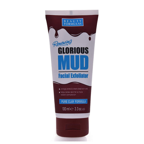 BEAUTY FORMULAS RENEWING GLORIOUS MUD FACIAL EXFOLIATOR 100 ML