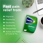 GSK PANADOL ACTIFASTFAST PARACETAMOL 14 TABLETS