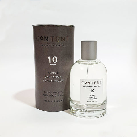 M&S Content 10 Pepper Cardamon Sandalwood 100ml Aftershave Marks & Spencer UK
