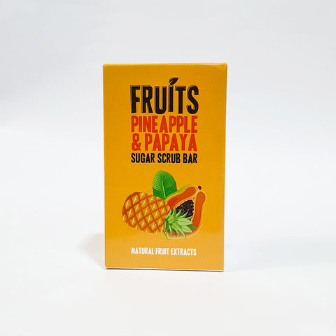 FRUITS PINEAPPLE & PAPAYA SUGAR SCRUB BAR 200 G