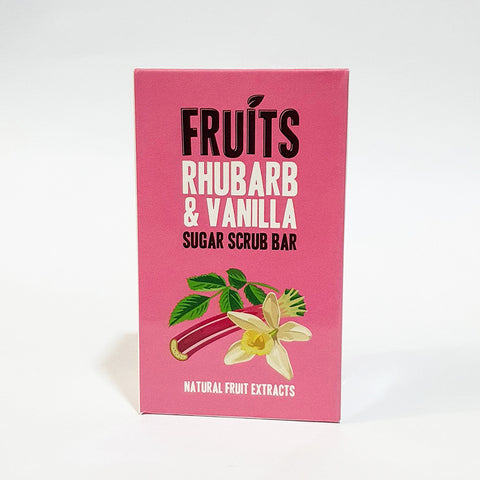 FRUITS RHUBARB & VANILLA SUGAR SCRUB BAR 200 G