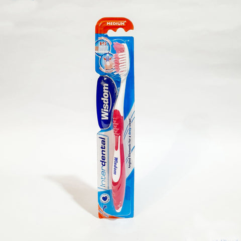 WISDOM INTERDENTAL MEDIUM TOOTHBRUSH