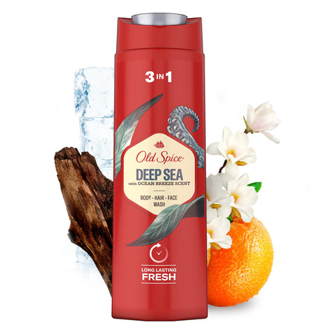 OLD SPICE 3 IN 1 DEEP SEA SHOWER GEL 400 ML