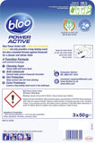Bloo Power Active Toilet Rim Block Lemon, with Anti-Limescale, Cleaning Foam