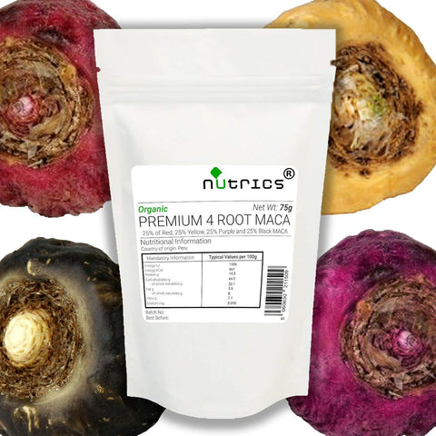 NUTRICS ORGANIC PREMIUM 4 ROOT MACA 60 CAPSULES
