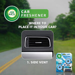 Air Wick Car Freshener Water Burst Vent Clip Twin Pack
