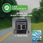 Air Wick Car Freshener Water Burst Vent Clip Twin Pack