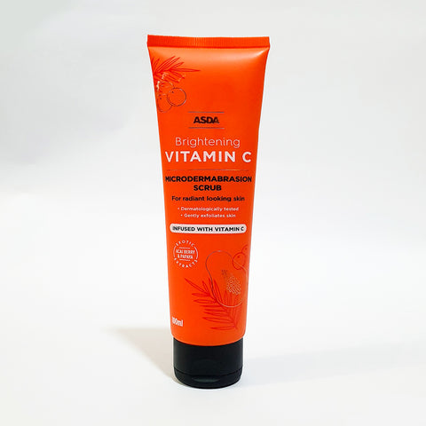 ASDA BRIGHTENING VITAMIN C MICRODERMABRASION SCRUB 100 ML