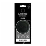 Lynx 3D Hanging Car Air Freshener - Black