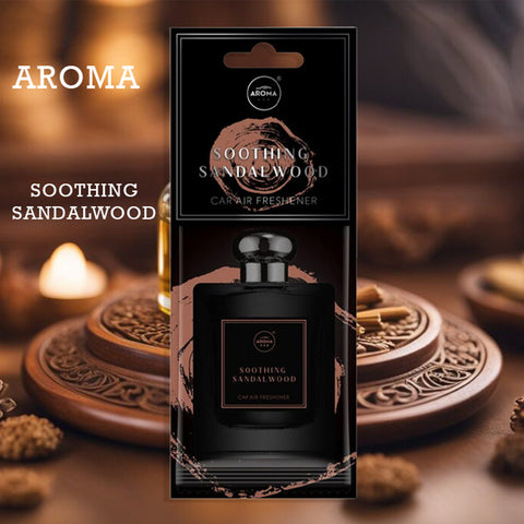 Aroma Hanging Car Air Freshener Vanilla & Sandalwood