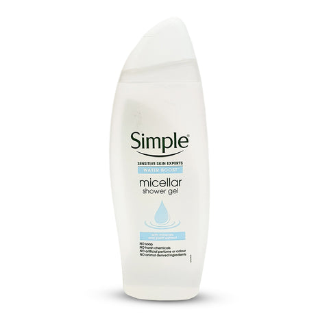 Simple Micellar Water Shower Gel, 500 ml