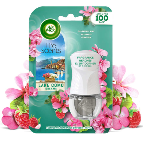 Air Wick Life Scents Electrical Kit - Lake Como Dreams 19ml