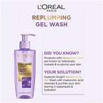 L'Oréal Paris Hyaluron Expert Gel Wash, Hyaluronic Acid, Hydrates and Replumps Skin, 200ml