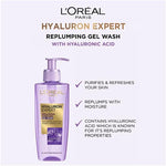 L'Oréal Paris Hyaluron Expert Gel Wash, Hyaluronic Acid, Hydrates and Replumps Skin, 200ml