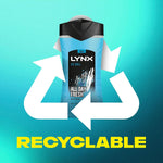 LYNX ICE CHILL 3 IN 1 ALL DAY FRESH SHOWER GEL 225 ML