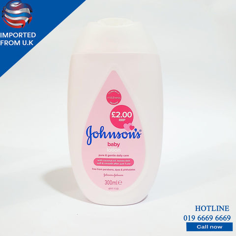 JOHNSON'S PURE & GENTLE DAILY CARE BABY LOTION 300 ML