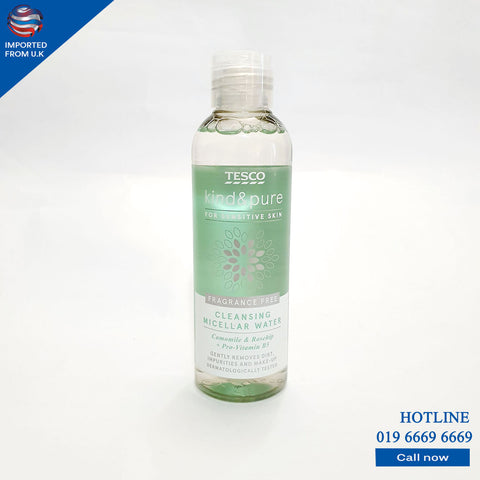 TESCO KIND & PURE CLEANSING MICELLAR WATER 200 ML