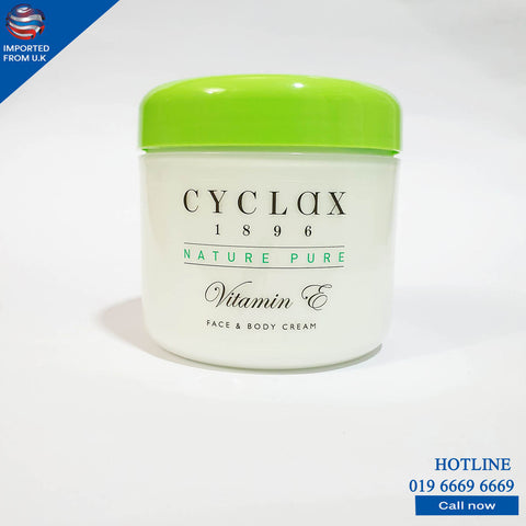 CYCLAX NATURE PURE VITAMIN E FACE & BODY CREAM 300 ML