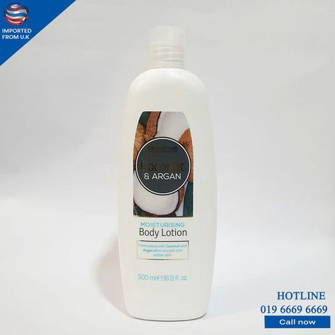 CREIGHTONS COCONUT & ARGAN MOISTURISING BODY LOTION 500 ML