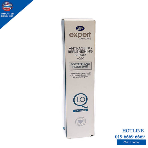 BOOTS EXPERT Q10 ANTI-AGEING REPLENESHING SERUM 50 ML