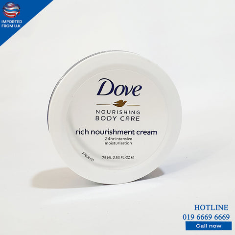 DOVE NOURISHING BODY CARE RICH NOURISHMENT CREAM 75 ML