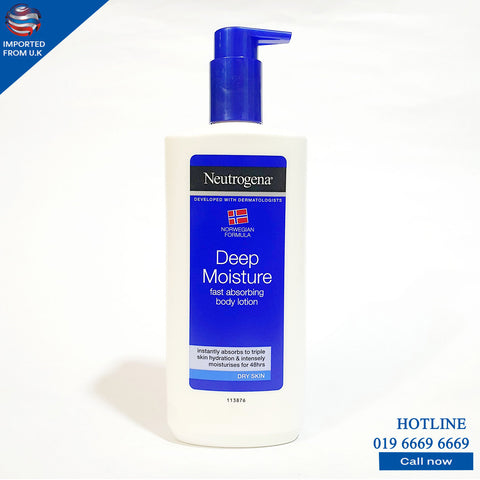 NEUTROGENA DEEP MOISTURE FAST ABSORBING  BODY LOTION 400ML