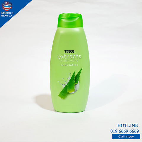 TESCO EXTRACTS ALOE VERA BODY LOTION 400 ML