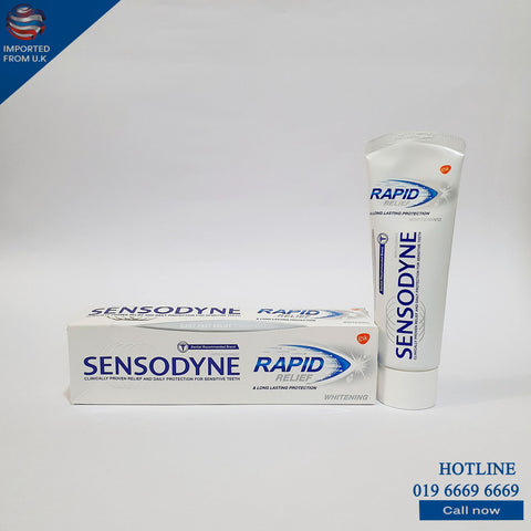 SENSODYNE RAPID RELIEF WHITENING TOOTHPASTE 75 ML