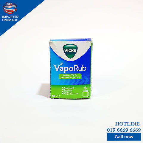 VICKS VAPORUB 4-IN-1 COLD SYMPTOM RELIEF  100 G