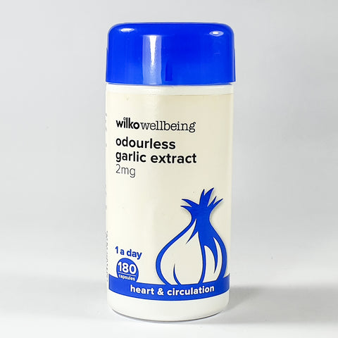 WILKO - ODOURLESS GARLIC EXTRACT 2MG - 180 CAPSULES