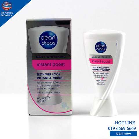 PEARL DROPS DAILY WHITENING INSTANT BOOSTS TEETH WHITENER 50ML
