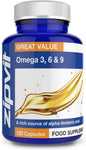 ZIPVIT OMEGA 369  120 CAPSULES