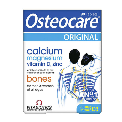 OSTEOCARE - CALCIUM, MAGNESIUM, VITAMIN D, ZINC - 90 TABLETS